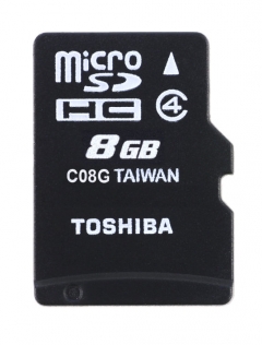 TARJETA DE MEMORIA 8 GB TOSHIBA MICRO SDHC CLASE 4 CON ADAPTADOR TARJETA DE MEMORIA 8 GB TOSHIBA MICRO SDHC CLASE 4 CON ADAPTADOR